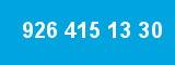 926 415 13 30 926 415 13 30